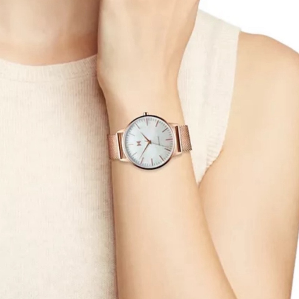 MVMT Sunset Rose Gold & Seashell Watch - 38MM - Picture 4 of 10